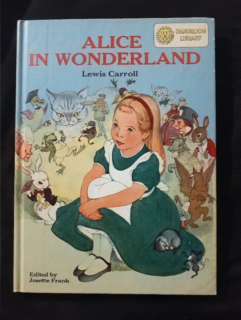 Vintage 1957 Alice in Wonderland / Peter Pan 2-in-1 Flip Book Hardcover.